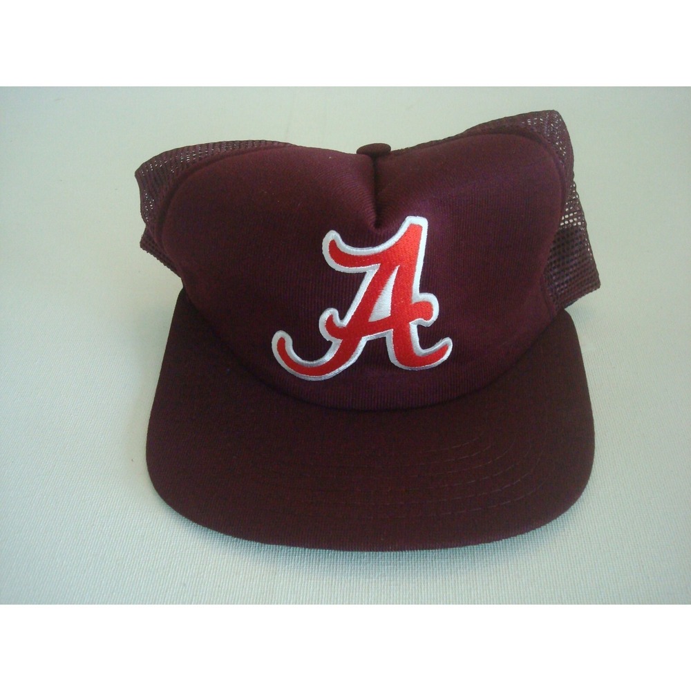 SMALL - MEDIUM ALABAMA  NEW‎ ERA  90S GOLF BEACH SNAPBACK HAT CAP VINTAGE S5